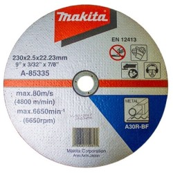 Disc debitare otel 230X2.5X22.23mm, A30R, set 10 buc, A-85335