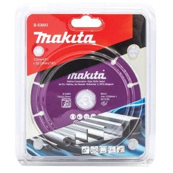 Disc diamantat de taiat metal si PVC, 125x22x1.5, B-53693