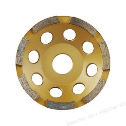 Disc diamantat oala pentru beton, slefuire bruta, 125mm x 22.23mm, D-60682