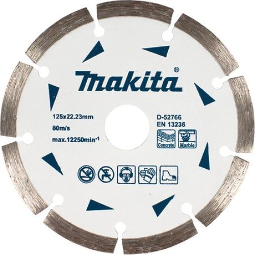 Discuri diamantate pentru beton si marmura, 125mmx22,23mm, 7mm, D-52766
