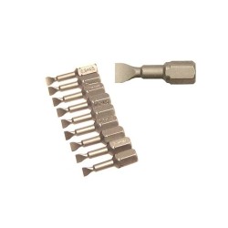 Biti cu profil drept-lama 4x0.8mm, 10buc, P-06183