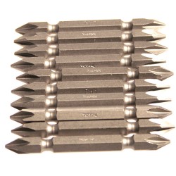 Biti cu doua varfuri, PH2, 75mm, 10buc, P-20781