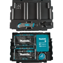 Set de burghie biti, tubulare in Makpac, 116buc, B-49884