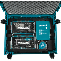Set de burghie biti, tubulare in Makpac, 116buc, B-49884