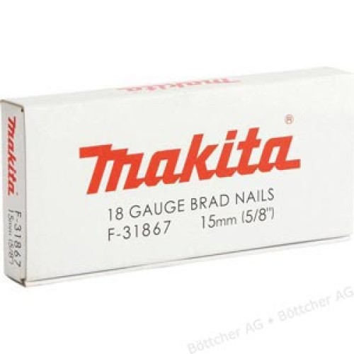 Cuie cu cap retezat 18GA, 15mm, F-31867