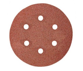 Hartie abraziva, ø150mm, scai, 6 gauri, maronie
