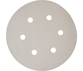 Hartie abraziva, ø150mm, scai, 6 gauri, alba
