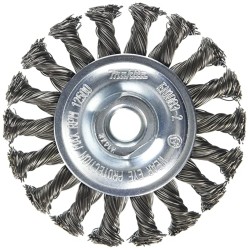 Perie de sârma radiala cu toroane, 100mm, D-29555