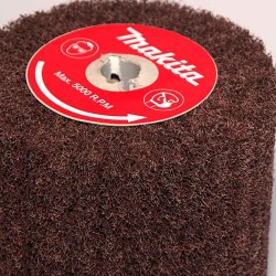 Perie textila din lana pentru inox, 100x120mm, Gr.180, P-18029