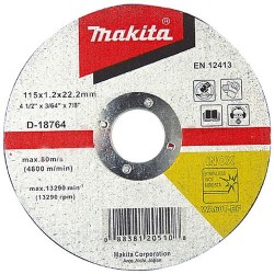 Disc debitare INOX 115X1.2X22.23mm, WA60T, set 10 bucati, D-18764