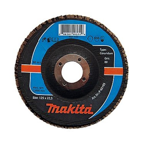 Disc lamelar Makita pentru otel, 125mm, Gr.60, P-65187
