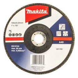Disc lamelar Makita pentru otel, 180mm, A120, D-63541