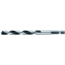 Burghie cu varf de centrare cu coada 1/4, Ø3.0mm - Ø15mm