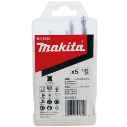 Set de 5 burghie Metal-Lemn, coada SDS-plus, Ø3-6mm, B-57532
