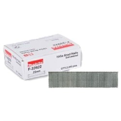 Cuie cu cap retezat 16GA, 1.3mm, 0°, galvanizat, 25mm, F-33922