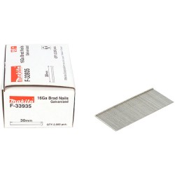 Cuie cu cap retezat 16GA, 1.3mm, 0°, galvanizat, 30mm, F-33935