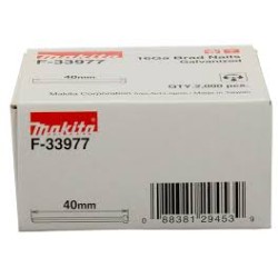 Cuie cu cap retezat 16GA, 1.3mm, 0°, galvanizat, 40mm, F-33977