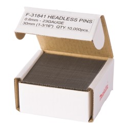 Cuie cu cap retezat 23GA, galvanizate, 30mm, F-31841