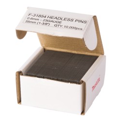 Cuie cu cap retezat 23GA, galvanizate, 35mm, F-31854