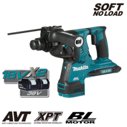 Ciocan rotopercutor compatibil cu acumulatori, model DHR280Z, 2x18V, 28mm